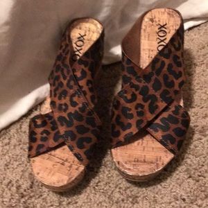 XOXO Wedge Sandals